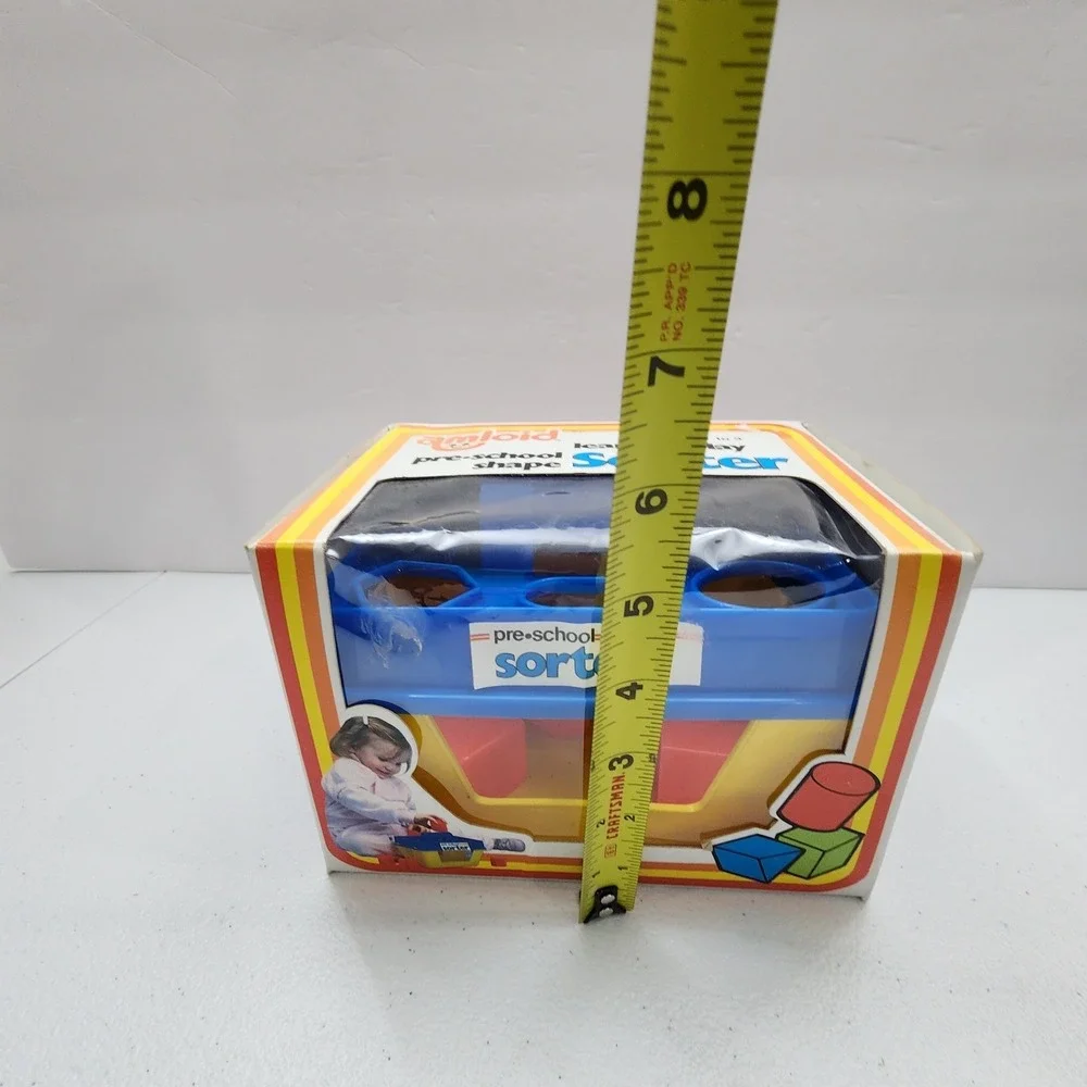 Rare Vintage Amloid Learn N Play Pre-school Shape Sorter Age 1/3 In Box